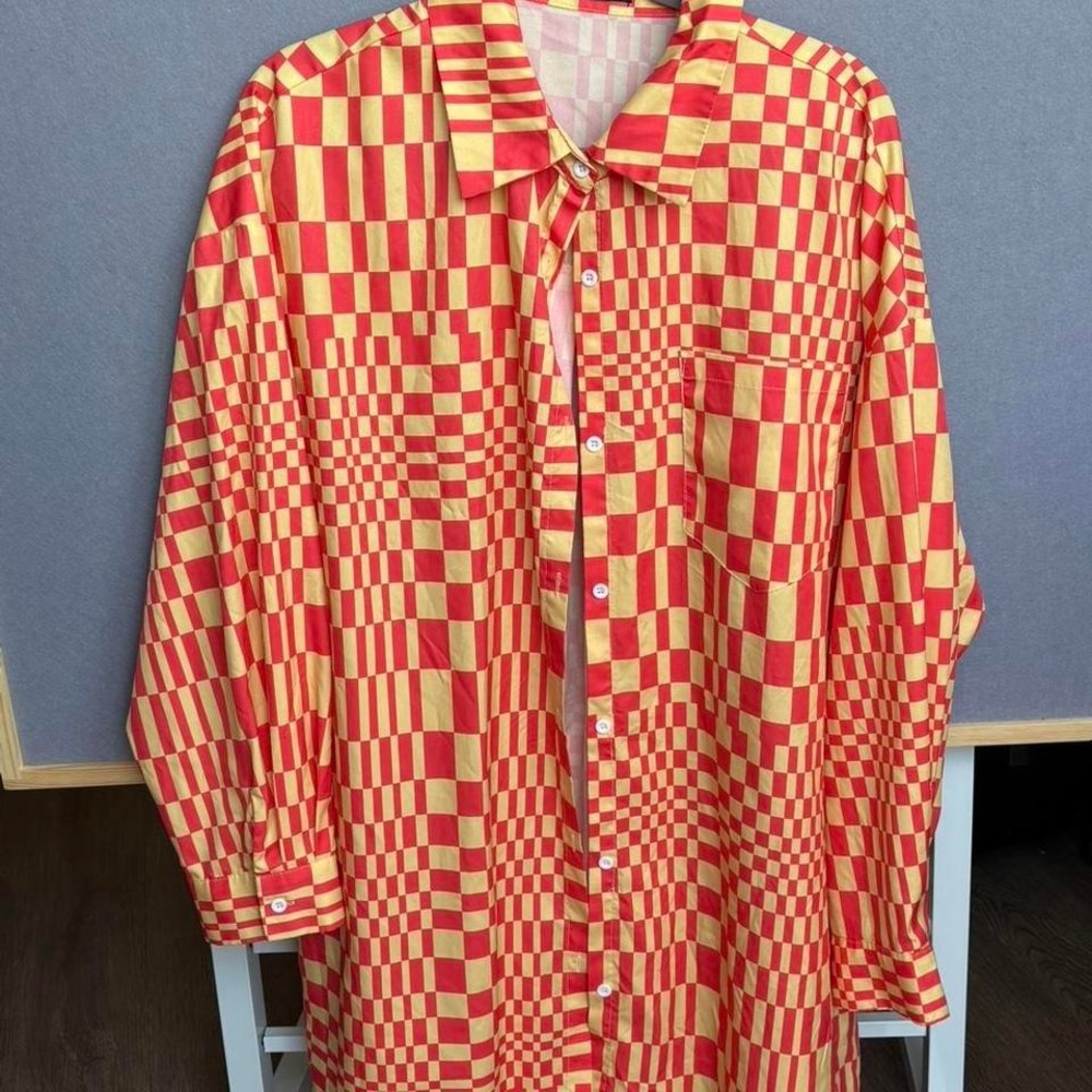 Retro Checkered button down